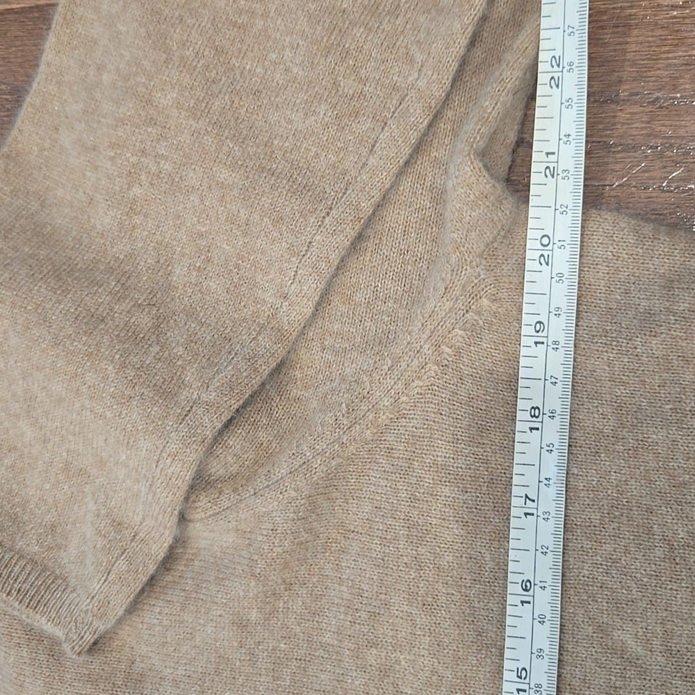 Charter Club Camel 100% Cashmere Turtleneck Sweater, XL - Picture 7 of 8